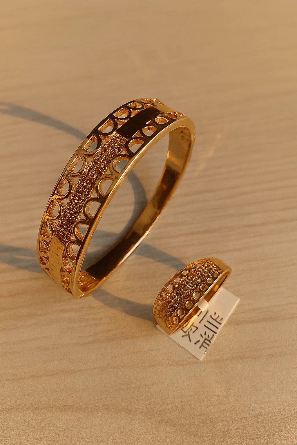 Dual Style Gold-Tone Jewelry Set